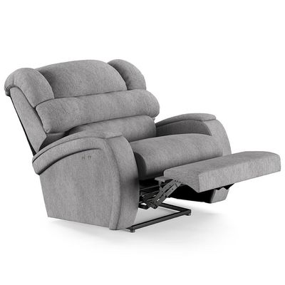 Poltrona Do Papai Reclinável Kalie Power Touch Usb Fh9 Linho Cinza - Mpozenato