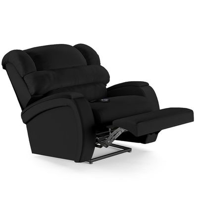 Poltrona Do Papai Reclinável Kalie Controle Power Elétrico Fh9 Pu Preto - Mpozenato