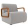 Poltrona Decorativa Orgânica Para Sala Kit 2 Belarus K04 Veludo Cinza - Mpozenato