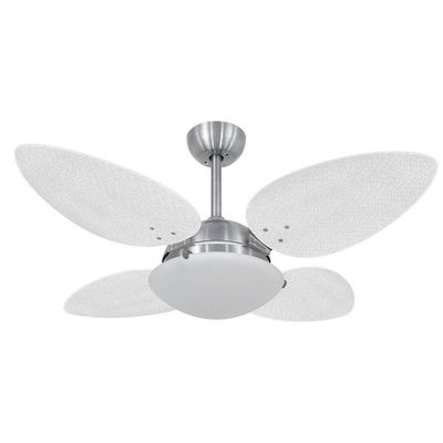 Ventilador De Teto Volare Petalo Palmae Branco 127V 110V