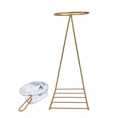 Conjunto Coador De Café 32cm Suporte Dourado Base Para Caneca E Xícara