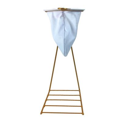 Conjunto Coador De Café 32cm Suporte Dourado Base Para Caneca E Xícara