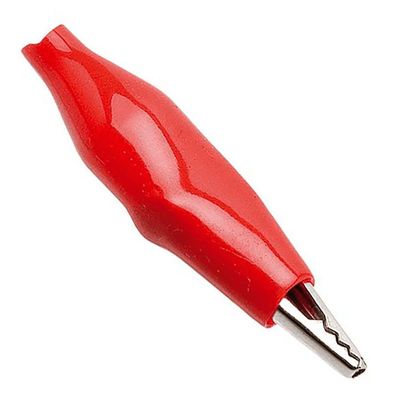 Garra Jacare Grande 4,0cm Com Capa Vermelha Yk-2403