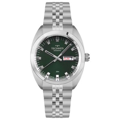 Relógio Technos Masculino Automatico Prata - 8205oo/1v