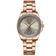 Relógio De Pulso Feminino Em Aço Inoxidavel Confortável Design Elegante à Prova D´agua Dourado Rose Cinza
