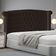 Cabeceira De Cama Box Toquio King 195 Cm Suede Marrom Do Lar Móveis E Decoração