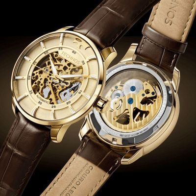 Relógio Technos Masculino Automatico Dourado - G3265ak-0m G3265ak-0m