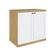Comoda Infinity 2 Portas Savana Frente Provencal Branco