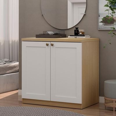 Comoda Infinity 2 Portas Savana Frente Provencal Branco
