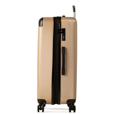 Mala de Viagem Grande 32Kg ABS 4 Rodas Turquia II Champagne G / Champagne