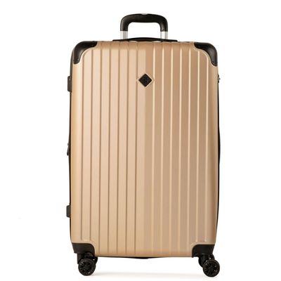 Mala de Viagem Grande 32Kg ABS 4 Rodas Turquia II Champagne G / Champagne