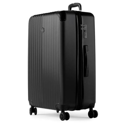 Mala de Viagem Grande 32 Kg ABS 4 Rodas Turquia II Preta G / Preto