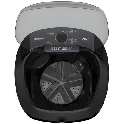 Tanquinho De Lavar Roupa Mueller 20 Kg Semiautomático MLT20B Preto 220V