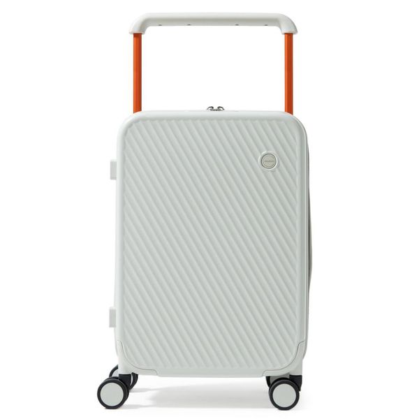 Mala De Bordo Policarbonato 4 Rodas Bagaggio Bahamas Branco P / Branco