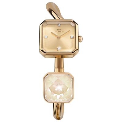 Relógio Technos Feminino Crystal Dourado - 751aa-1d 751aa-1d