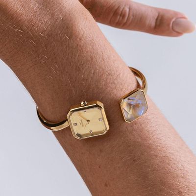 Relógio Technos Feminino Crystal Dourado - 751aa-1d 751aa-1d