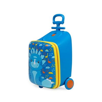 Mala de Bordo 10 Kg Pets for Kids Dino Azul P / Azul