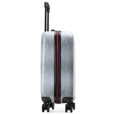 Mala de Bordo 10 Kg ABS 4 Rodas Marvel Cinza P / Cinza