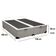 Cama Box Baú Casal Bipartido Sintético Sereneprime Branco 138x188x44