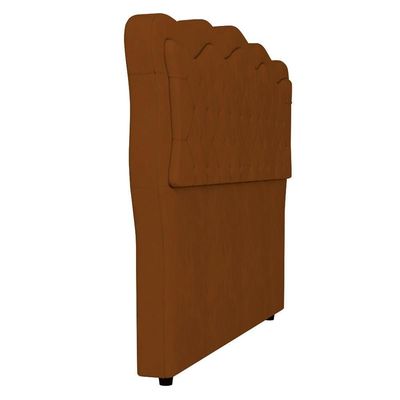 Cabeceira Casal Queen Cama 160cm Oregon I02 Veludo Terracota - Mpozenato