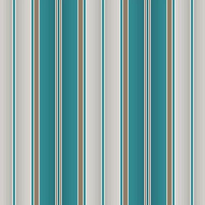Papel de Parede Fiesta Modern Listrado Azul e Prata 750202 Fiesta Modern 750202