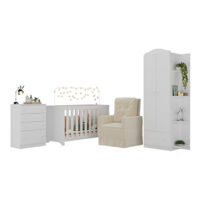 Quarto Completo+Colchão E Poltrona João E Maria Mp4092