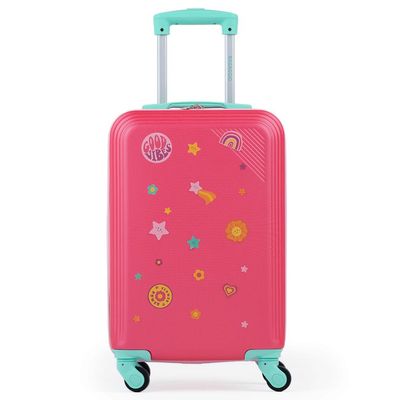 Mala De Bordo Abs 4 Rodas Kids Rosa PP / Rosa