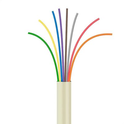 Cabo Manga 8x26 AWG - sem Blindagem Bege - 2 Metros