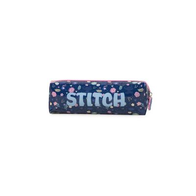 Estojo Escolar Feminino Stitch Rosa U / Rosa