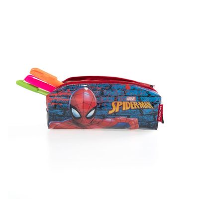 Estojo Masculino Marvel Homem Aranha Vermelho U / Vermelho