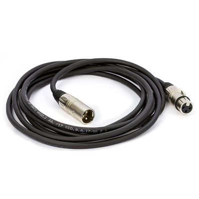 Cabo de Microfone Balanceado XLR Macho Para XLR Femea Santo Angelo - 20 Metros