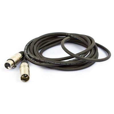 Cabo de Microfone Balanceado XLR Macho Para XLR Femea Santo Angelo - 20 Metros