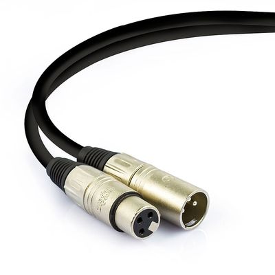 Cabo de Microfone Balanceado XLR Macho Para XLR Femea Santo Angelo - 20 Metros