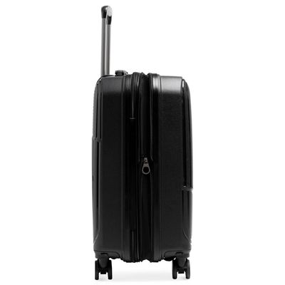 Mala de Viagem Pequena 10 Kg Polipropileno 4 Rodas Seul Preta P / Preto