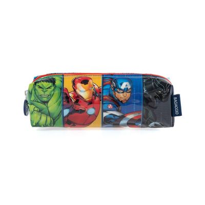 Estojo Escolar Masculino Marvel Vingadores Azul U / Azul