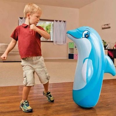 João Bobo Inflável Boneco Teimoso 3d Golfinho - Intex