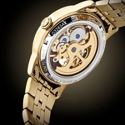 Relógio Technos Masculino Automatico Dourado - G3265au-1p G3265au-1p