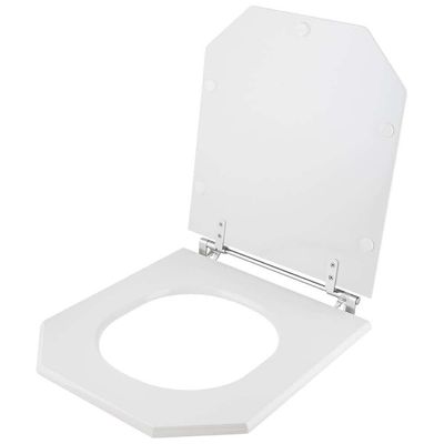 Tampa De Vaso Poliéster Atrium Branco Para Bacia Incepa Com Proteção Antimicrobiana