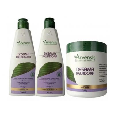Kit Arvensis Desamarelador Shampoo + Condicionador + Máscara 500g