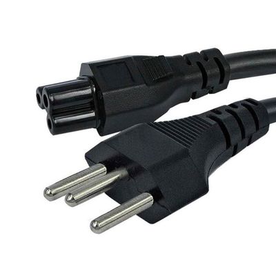 Kit 2 Cabo Força Energia Tripolar 3 Pinos Fonte Notebook Tv