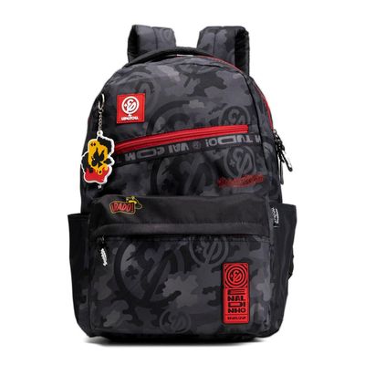 Mochila Escolar Masculina Infantil Enaldinho Preta U / Preto
