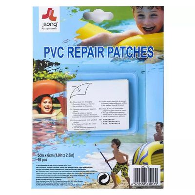 Kit De Reparo 10 Adesivos Para Piscina Ou Colchão Inflável Jilong