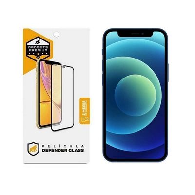 Película Defender Glass + Câmera + Nano Traseira + Capa Dual Shock Para iPhone 12 Mini - Gshield