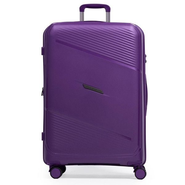 Mala Grande de Polipropileno 4 Rodas Seul Roxa G / Roxo