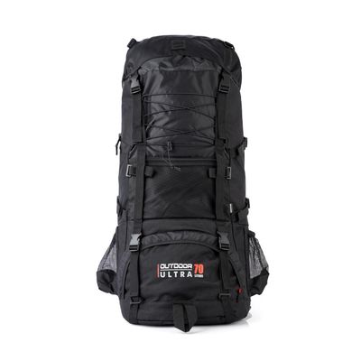 Mochila Camping Outdoor Ultra 70L Preta U / Preto