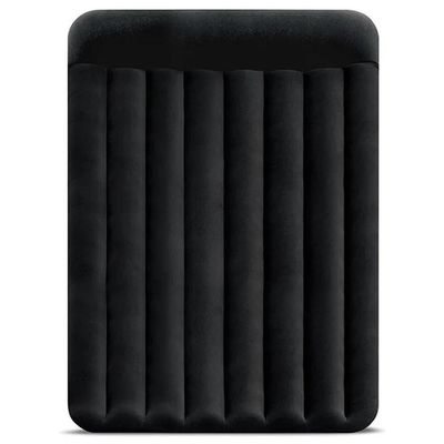 Colchão Inflável Casal Dura Beam Raised Preto Com Bomba Elétrica 220v