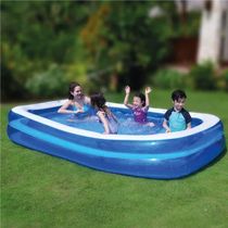 Piscina Inflável Retangular Familiar 440 Litros Jilong