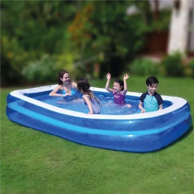 Piscina Inflável Retangular Familiar 440 Litros Jilong