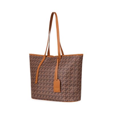 Bolsa de Ombro Feminina Tote Monograma BG Marrom G / Marrom