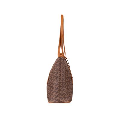Bolsa de Ombro Feminina Tote Monograma BG Marrom G / Marrom